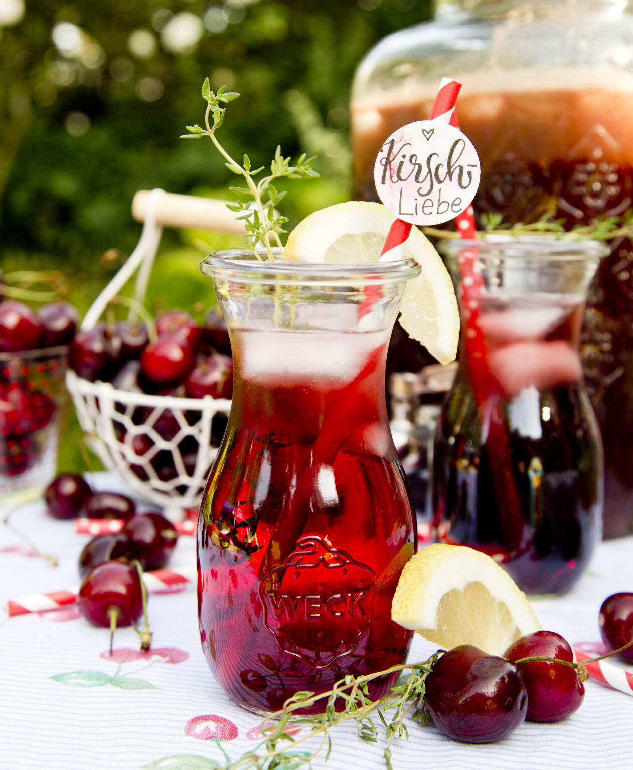 Kirsch-Limo mit Zitronenthymian - Getränke - WECK
