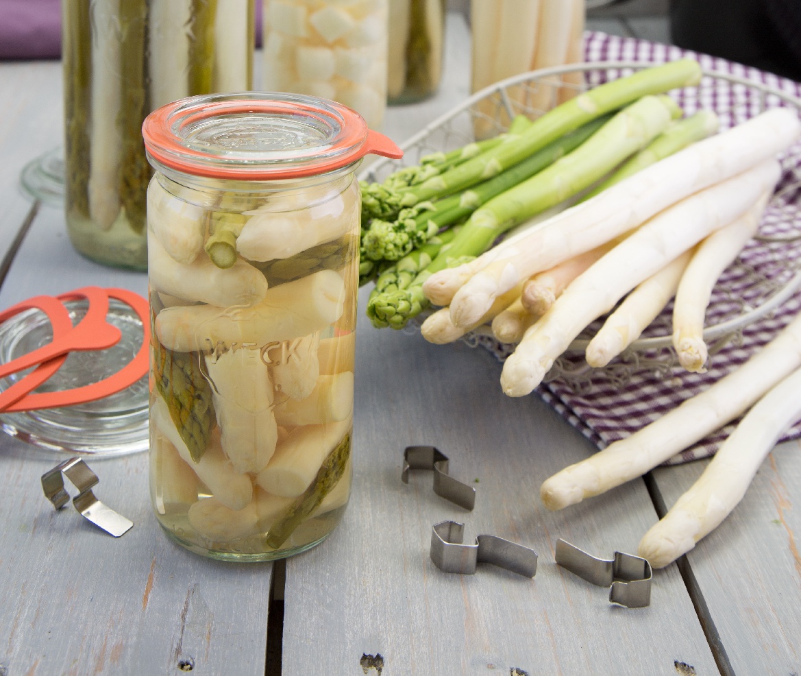 Grundrezept Spargel einkochen Einkochzeit 2 Std. Einkochgläser