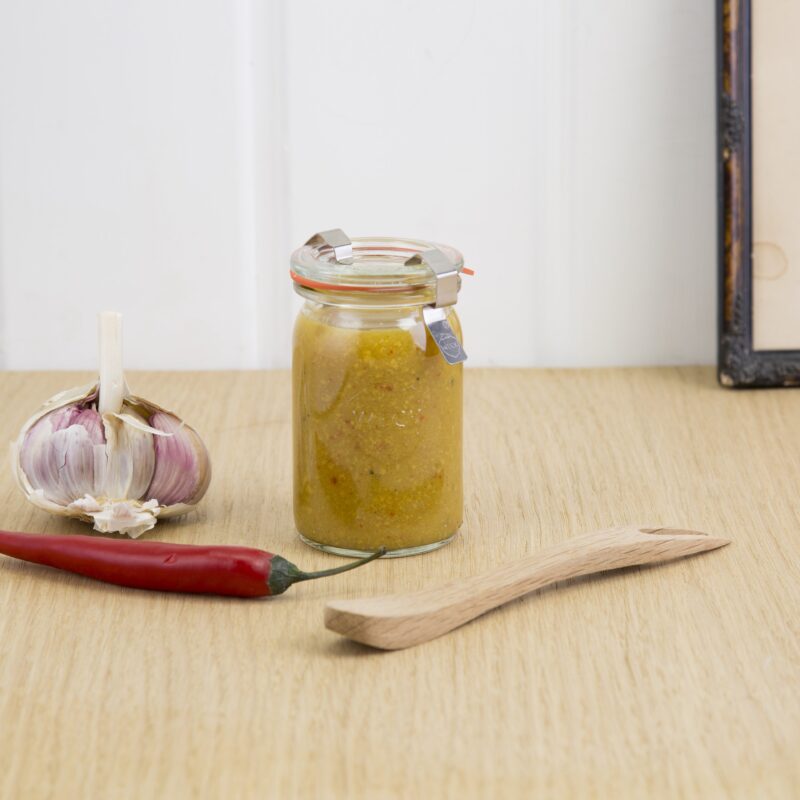 Honig-Senf-Dressing Arbeitszeit 10 Min. 2 WECK-Mini-Zylinderglas à 145 ml