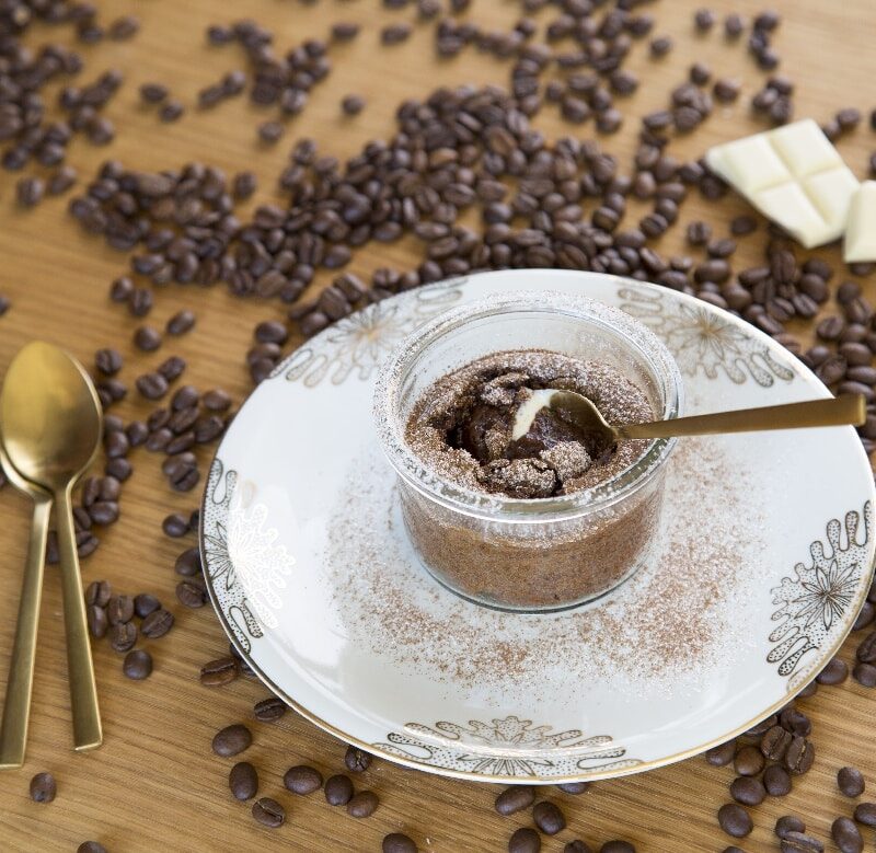 Kaffee-Schoko-Küchlein Arbeitszeit 40 Min. 4 WECK-Gläser in Sturzform à 200 ml Inhalt