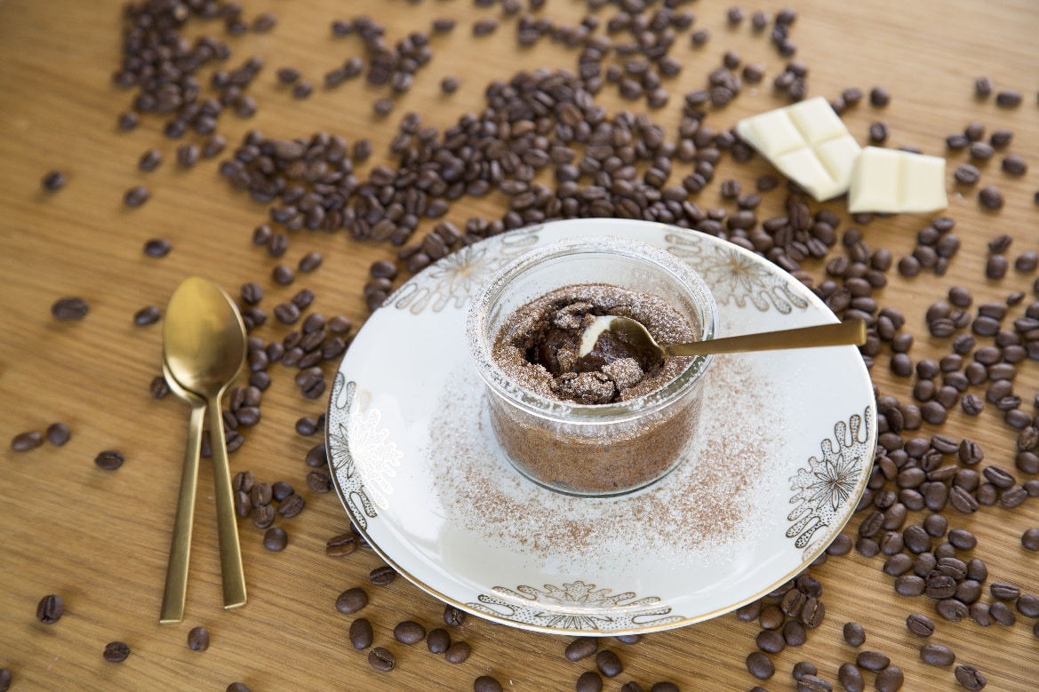 Kaffee-Schoko-Küchlein Arbeitszeit 40 Min. 4 WECK-Gläser in Sturzform à 200 ml Inhalt